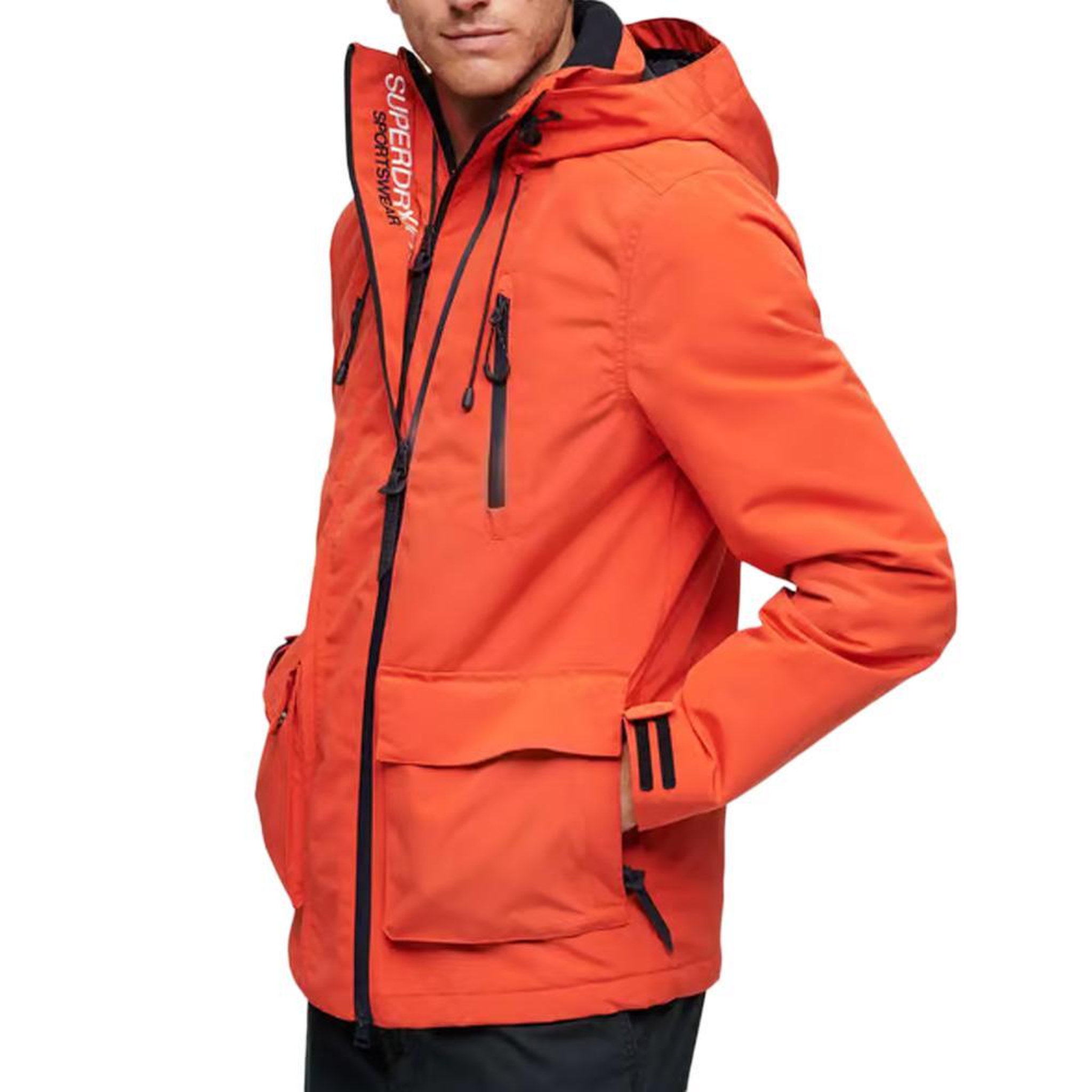 Voir la diapositive 5 : SUPERDRY Manteaux orange homme superdry hooded ultimate windbreaker