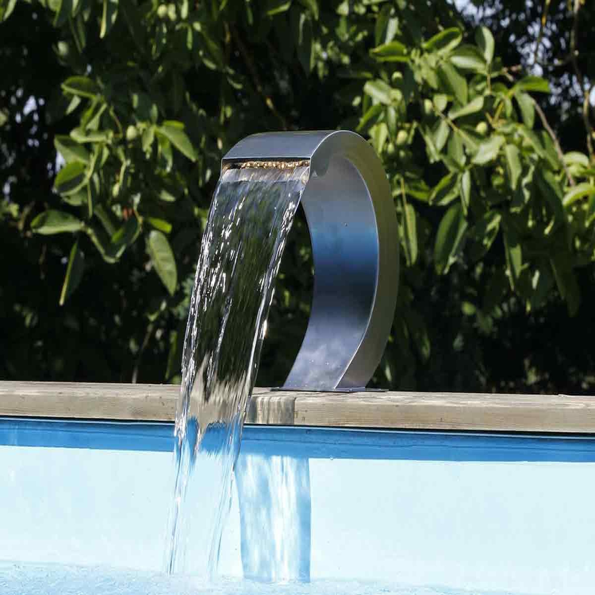 Ubbink Cascade de piscine Mamba S-LED en inox - Ubbink