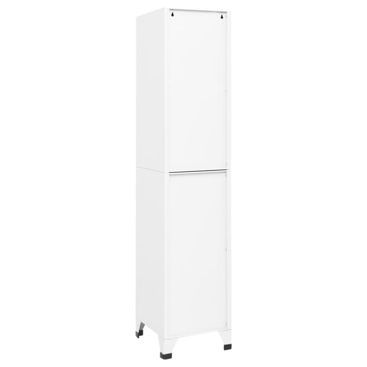 VIDAXL Armoire a casiers Blanc 38x40x180 cm Acier