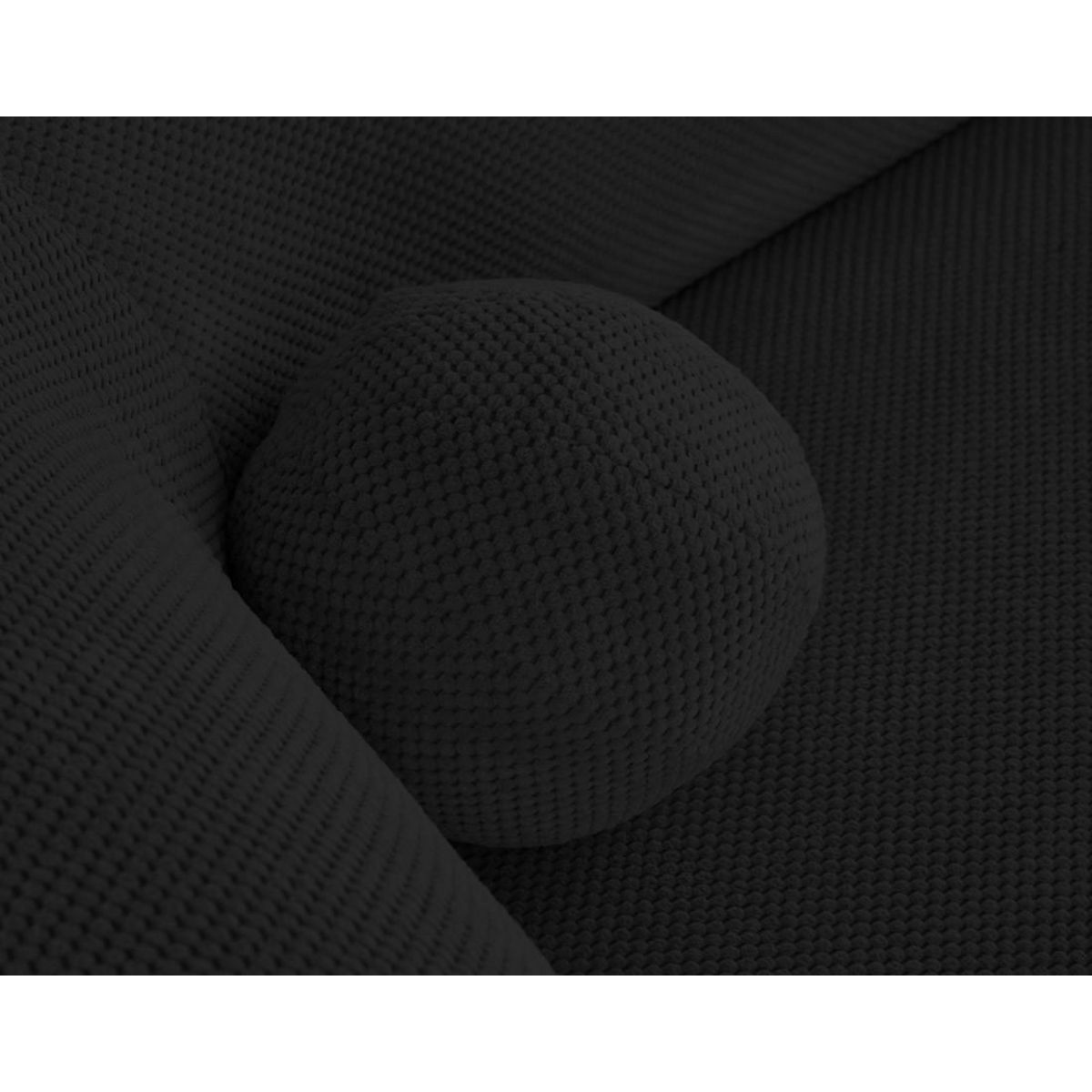 LISA DESIGN Charles - canapé d'angle droit 4 places en velours texturé