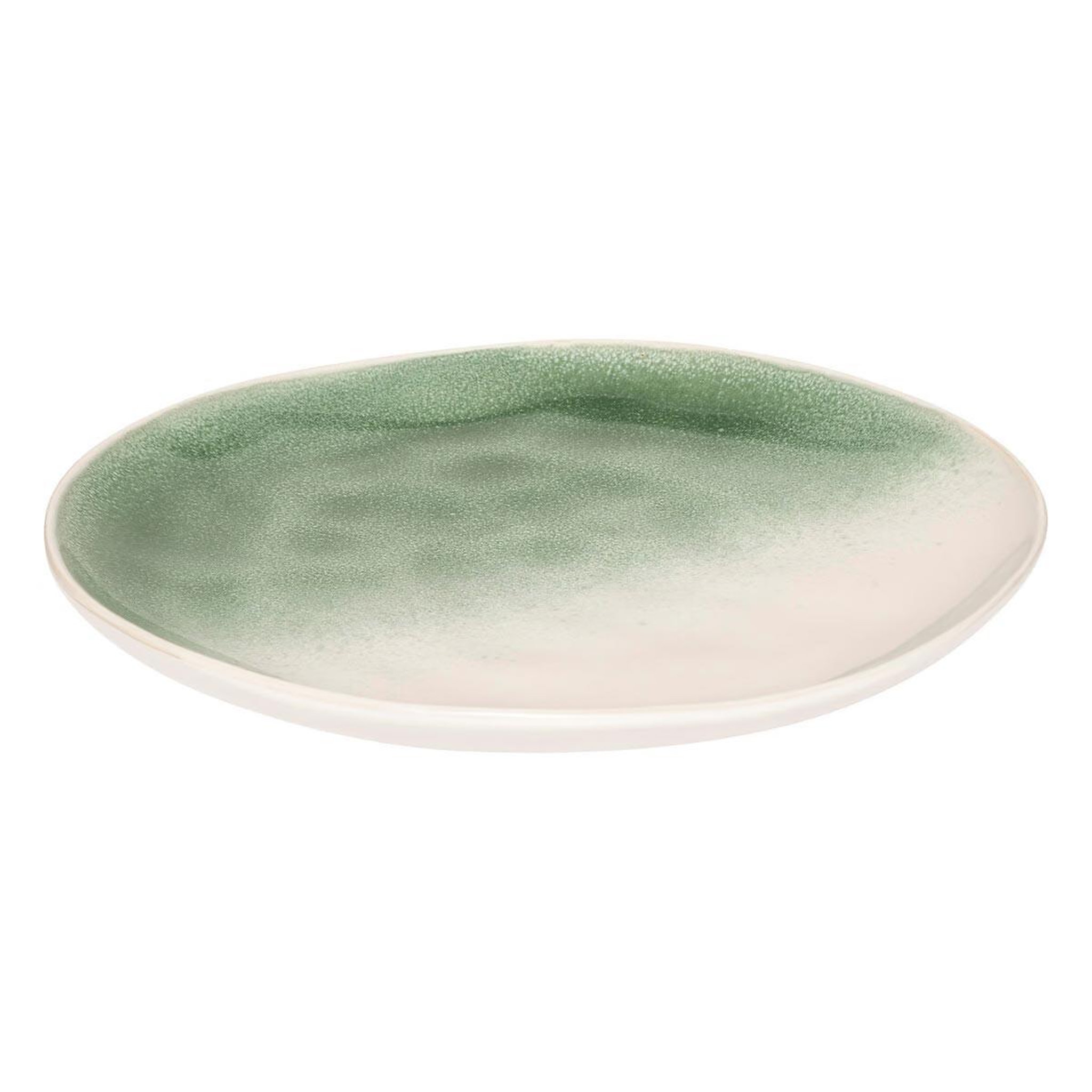 Voir la diapositive 2 : SECRET DE GOURMET Lot de 6 assiettes à dessert  mala  20cm vert