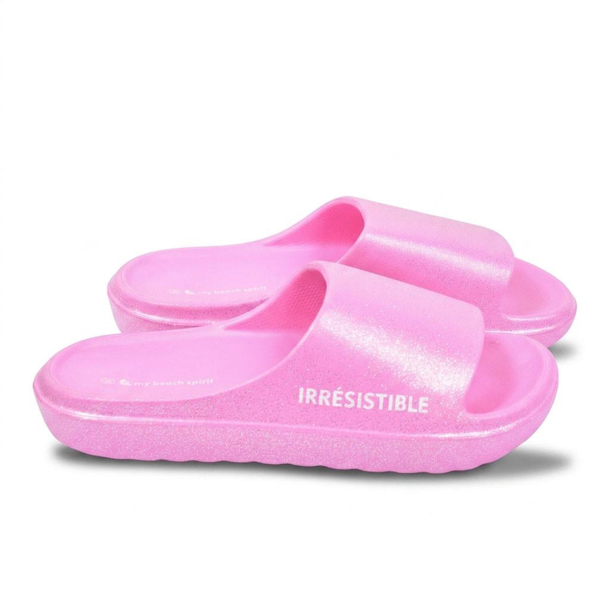 Voir la diapositive 3 : OZABI OZABI Claquette Glitter Message Humour 5 Coloris