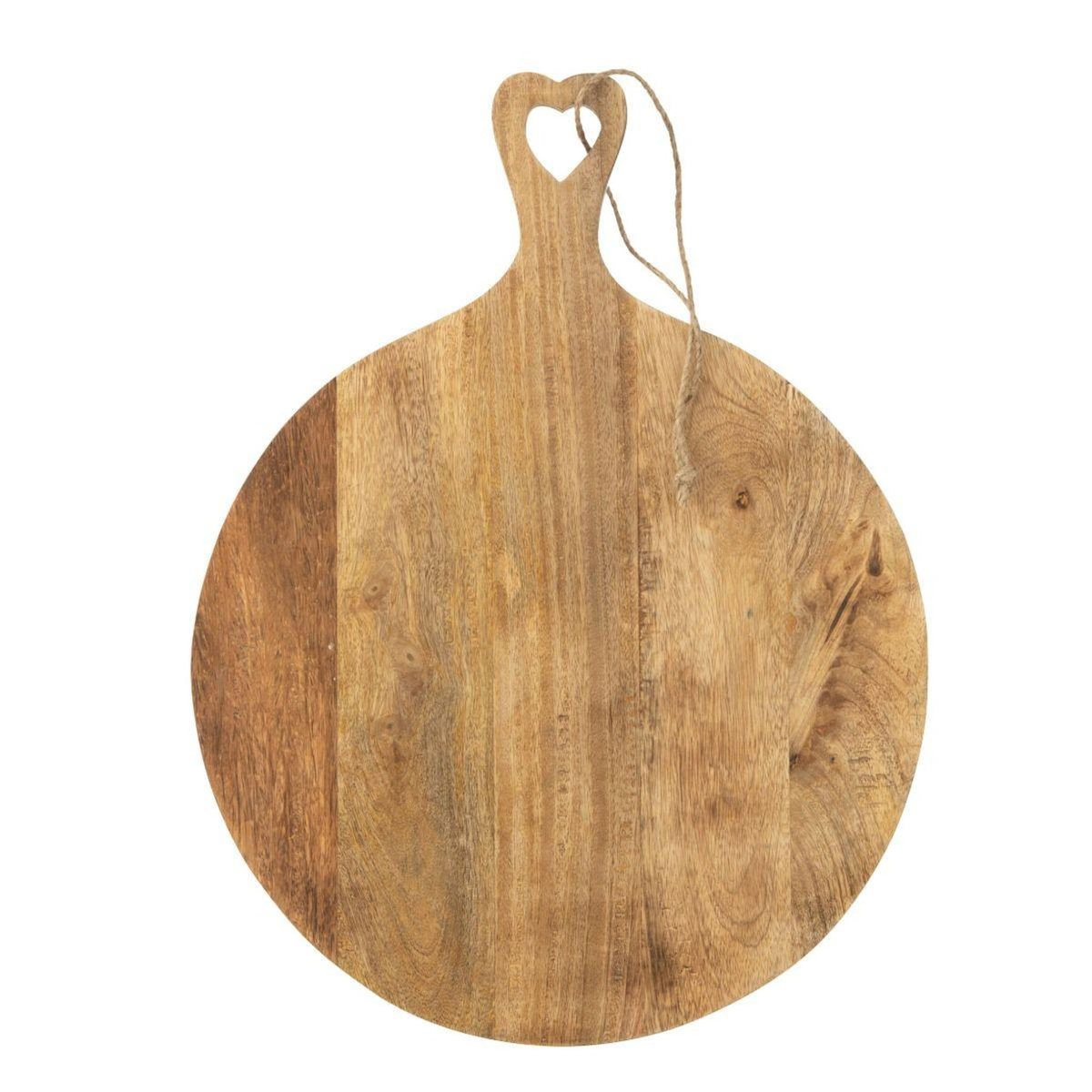 Paris Prix Planche à Découper en Bois  Coeur  50cm Naturel
