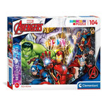 CLEMENTONI Clementoni Brilliant Puzzle Marvel Superheroes, 104st.