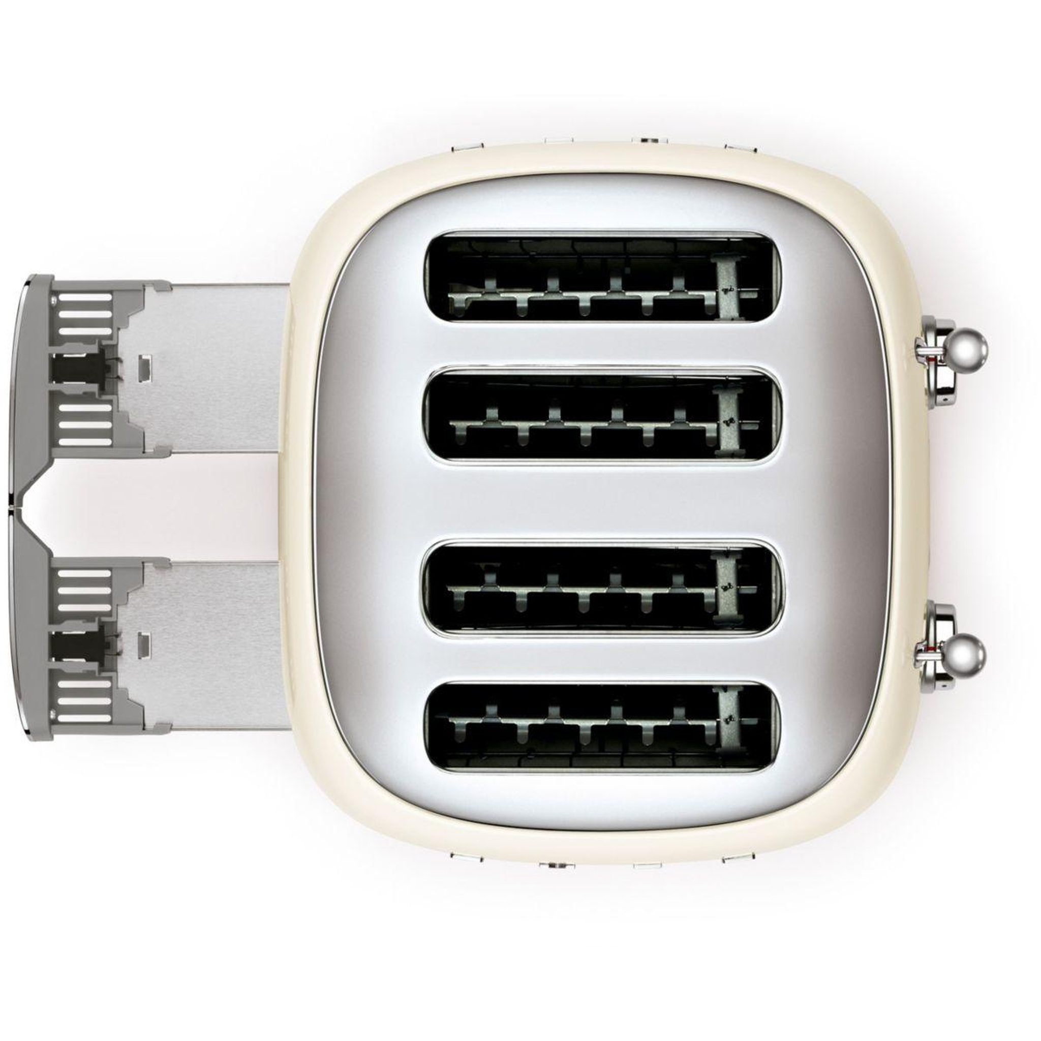 Voir la diapositive 5 : SMEG Grille-pain TSF03CREU Crème