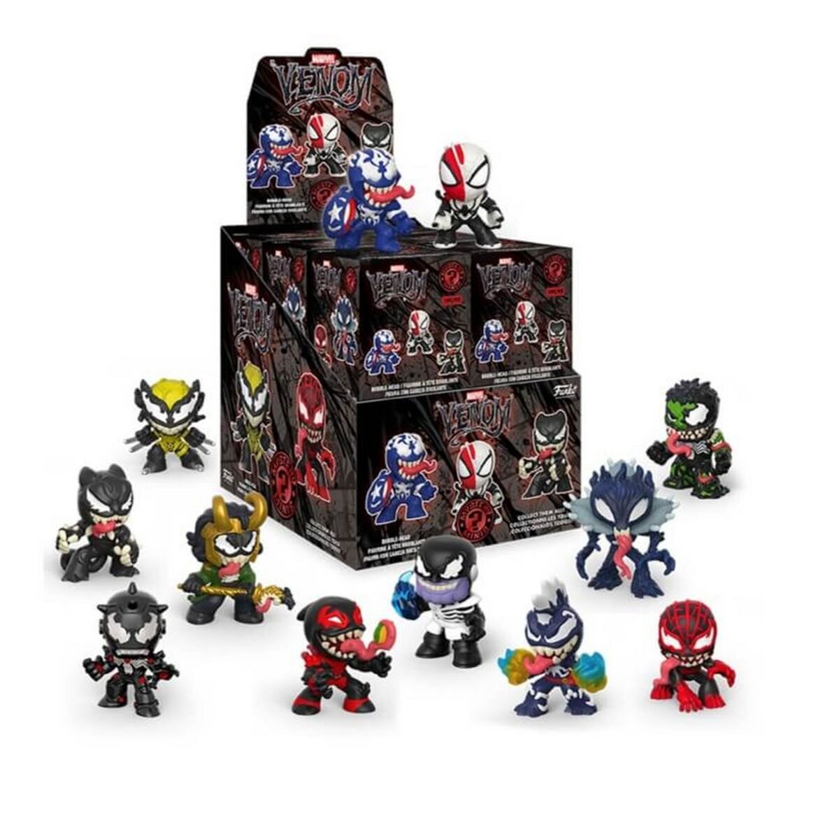 POP! GAMES Figurine Pop Marvel Venom Mystery Mini Marvel pas cher 