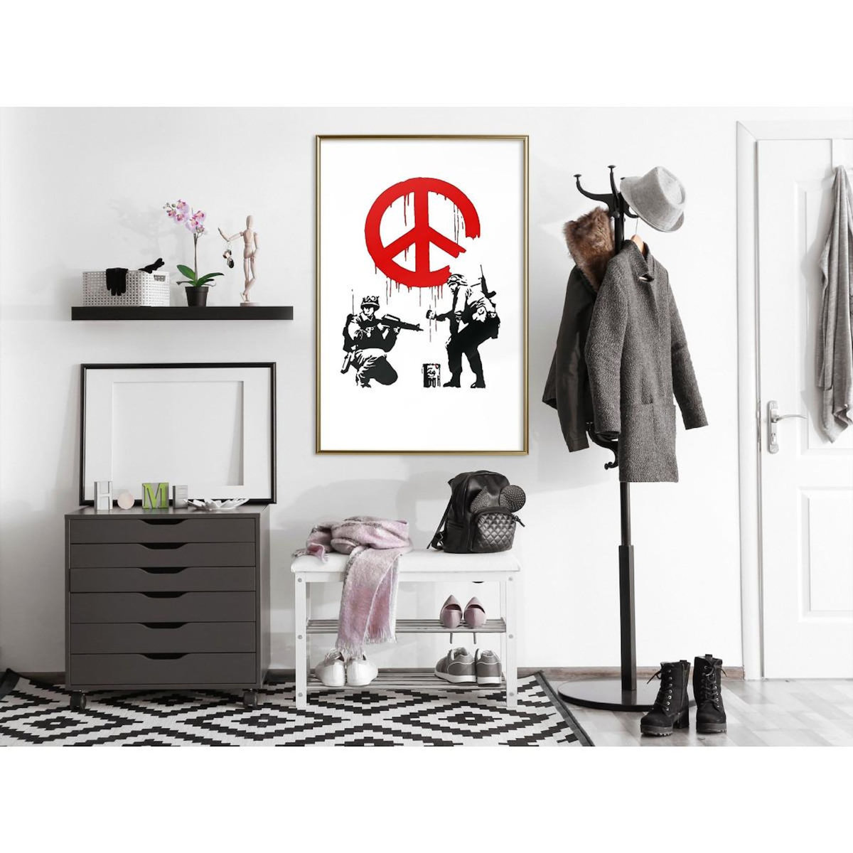 Paris Prix Affiche Murale Encadrée  Banksy CND Soldiers I