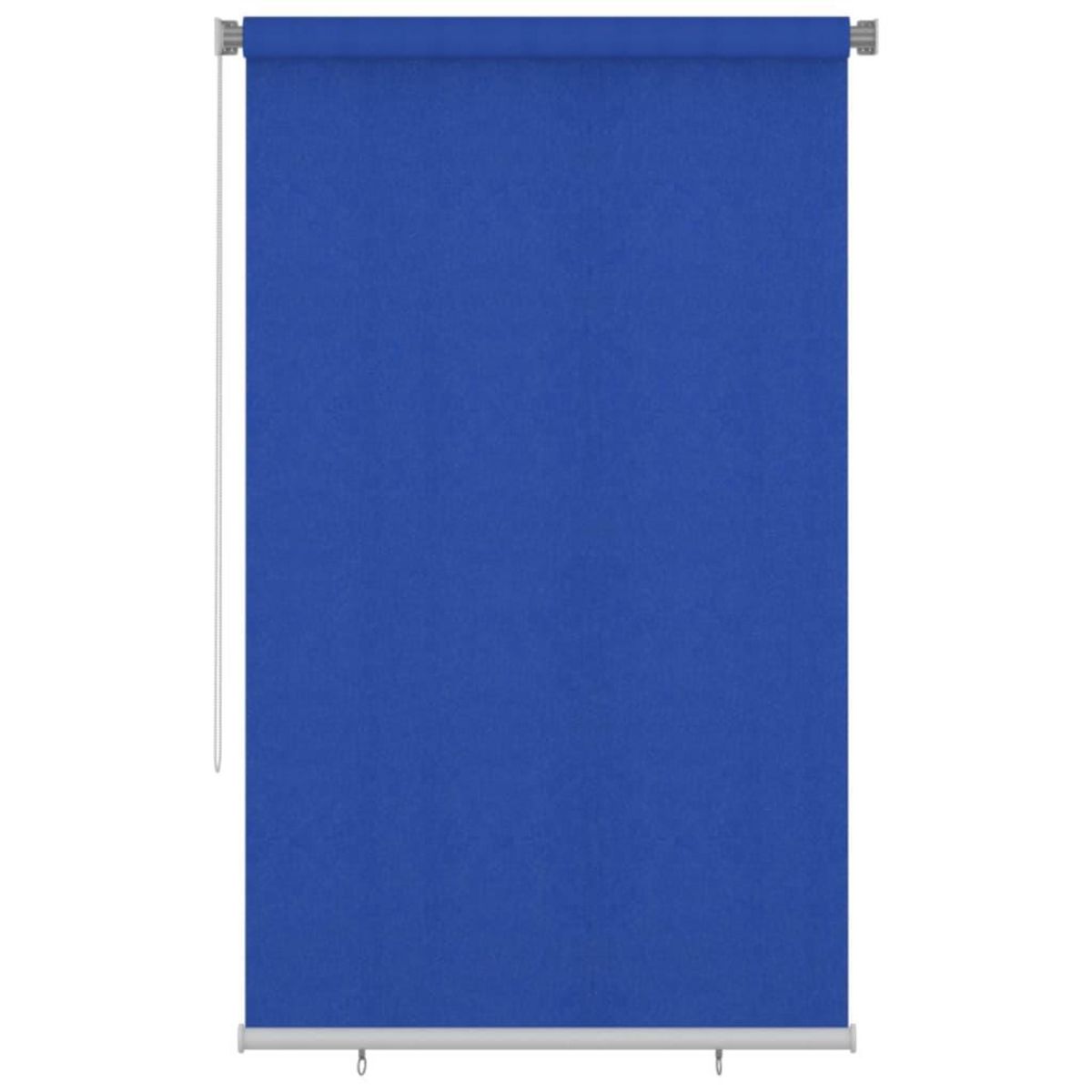 VIDAXL Store roulant d'exterieur 140x230 cm Bleu PEHD