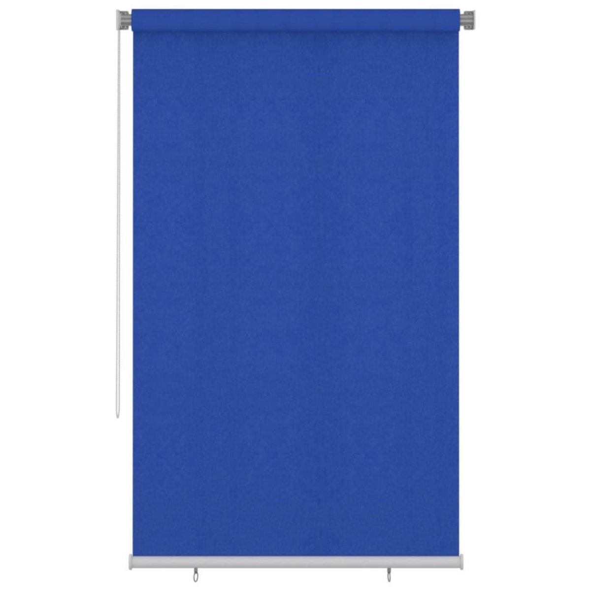 VIDAXL Store roulant d'exterieur 140x230 cm Bleu PEHD