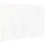VIDAXL Tete de lit murale Blanc 185x3x110 cm Bois massif de pin