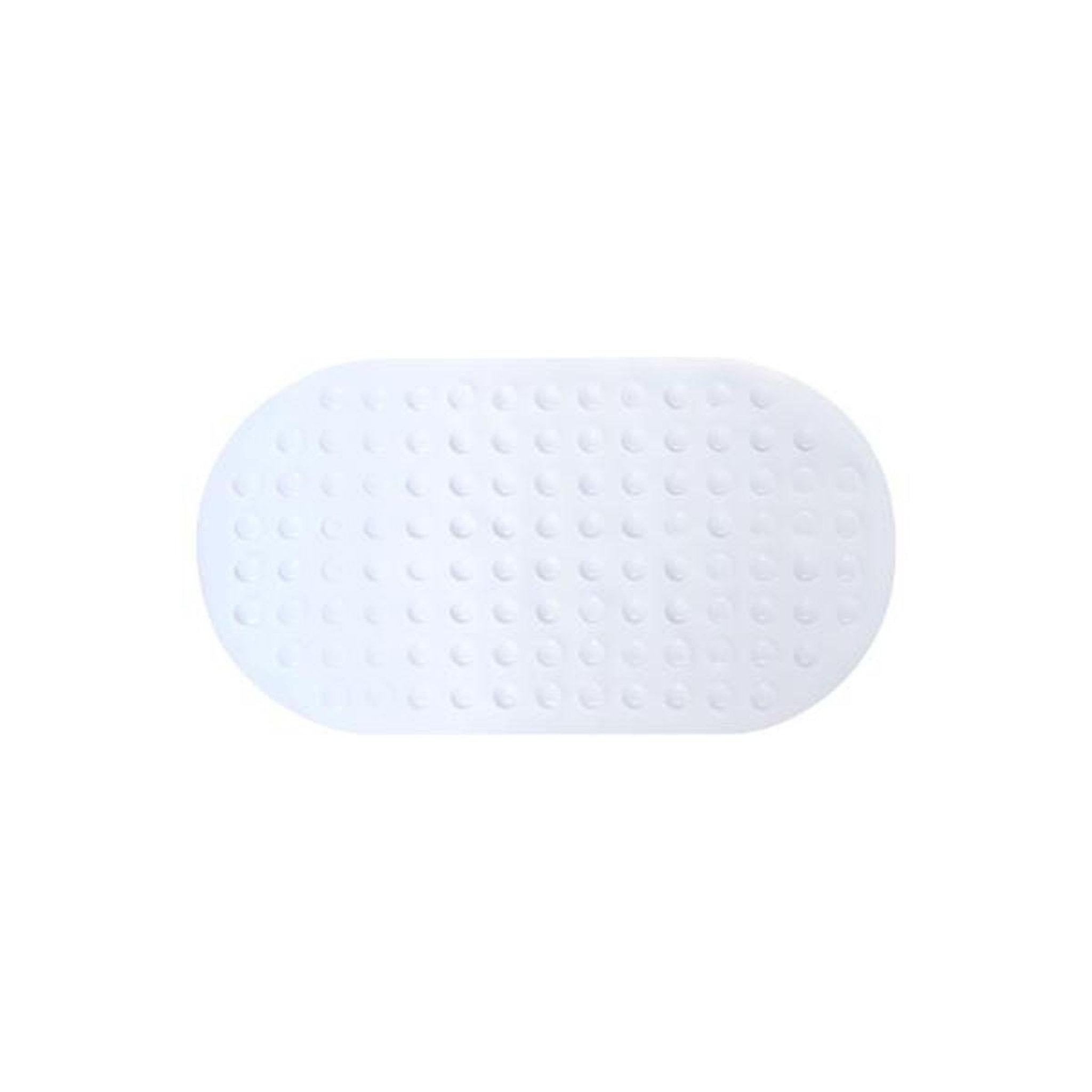 Voir la diapositive 1 : B BASIC & CO Fond de Bain PVC  Anti-Dérapant  37x68cm Blanc