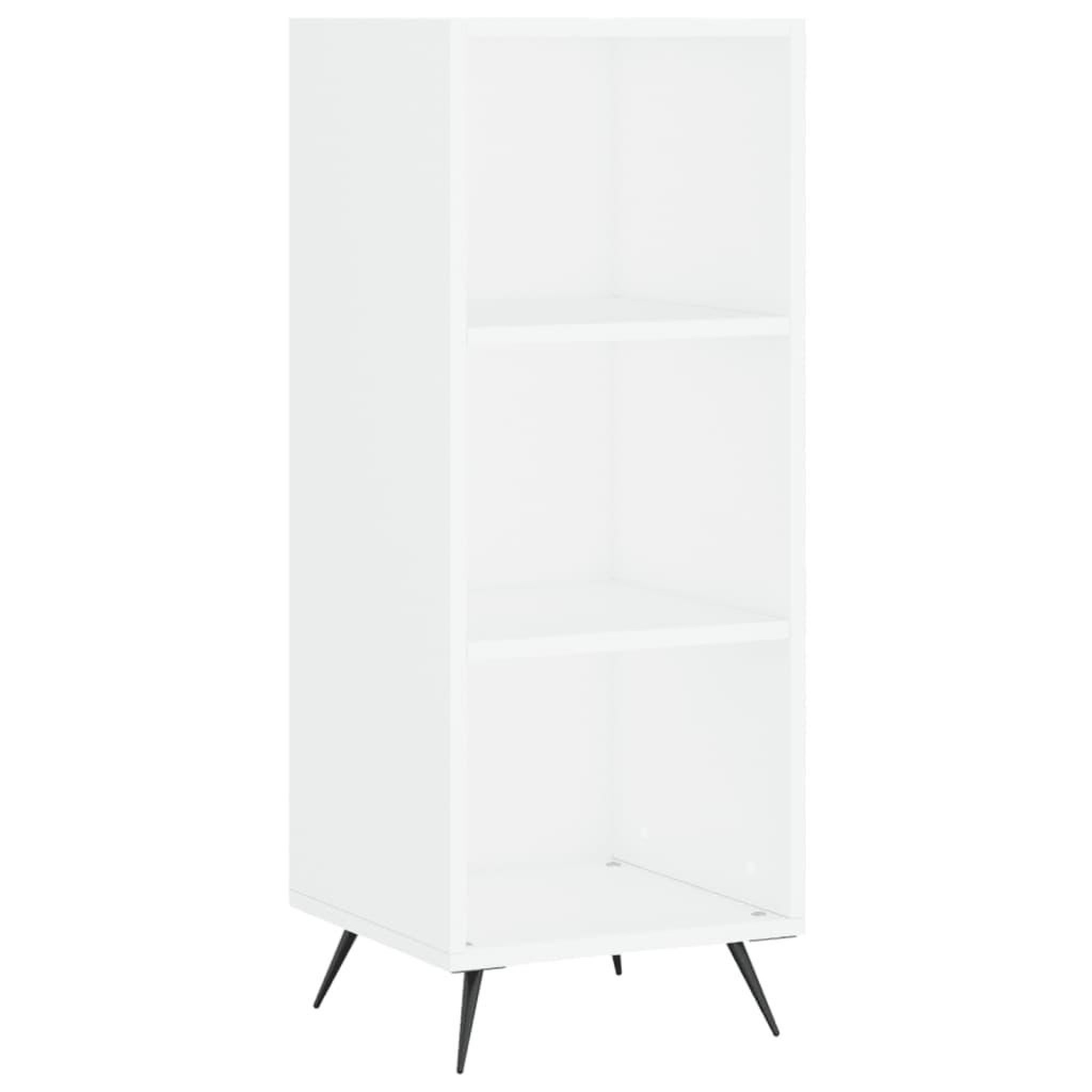 Voir la diapositive 2 : VIDAXL Armoire a etageres blanc 34,5x32,5x90 cm bois d'ingenierie