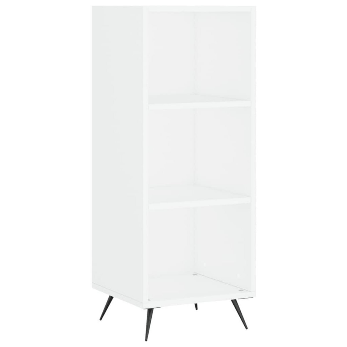 VIDAXL Armoire a etageres blanc 34,5x32,5x90 cm bois d'ingenierie