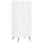 Voir la diapositive 2 : VIDAXL Armoire a etageres blanc 34,5x32,5x90 cm bois d'ingenierie
