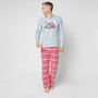 Voir la diapositive 1 : INEXTENSO Pyjama de noël gris homme