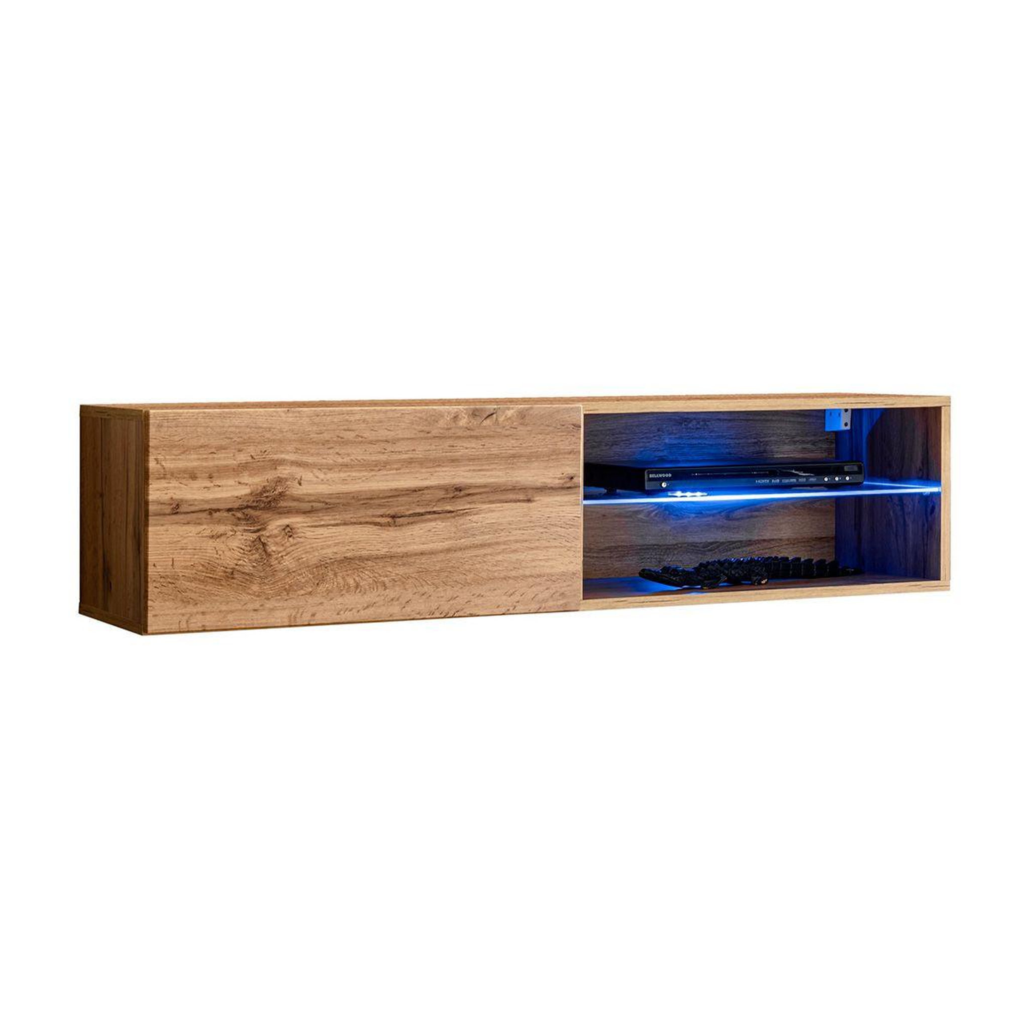 Paris Prix Meuble tv led design  switch iv  120cm naturel