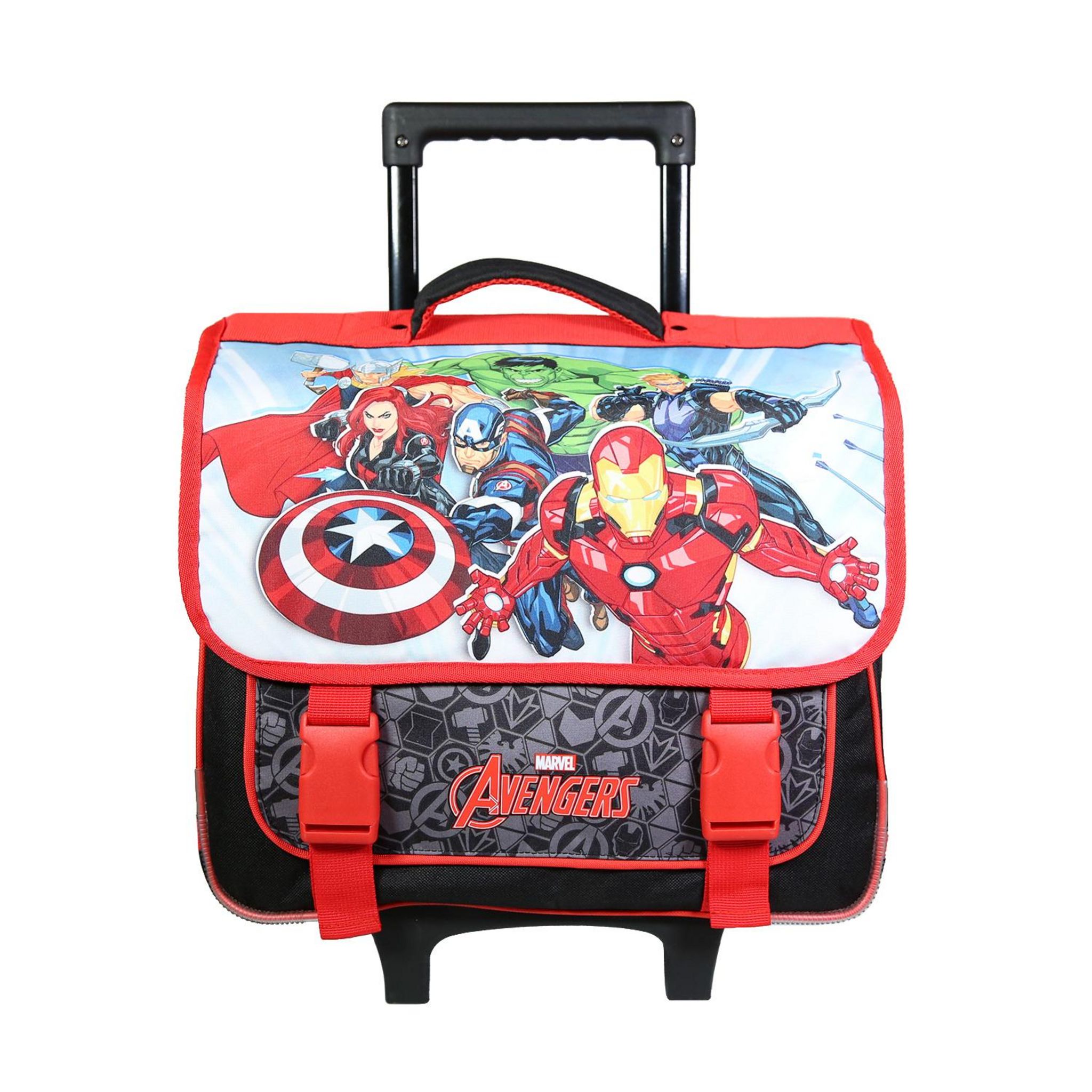 Cartable Cp Garcon Cartable à Roulettes Avengers Marvel 38cm