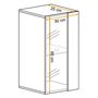 Voir la diapositive 2 : Paris Prix Bloc Mural LED Design  Switch IV  60cm Gris
