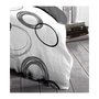 Voir la diapositive 2 : HOME LINGE PASSION Parure de couette microfibre Audace - 1 housse de couette 140x200 cm + 1 taie d'oreiller 63x63 cm - Gris clair - HOME LINGE PASS