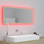 Voir la diapositive 5 : VIDAXL Miroir LED de salle de bain Chene sonoma 100x8,5x37cm Acrylique
