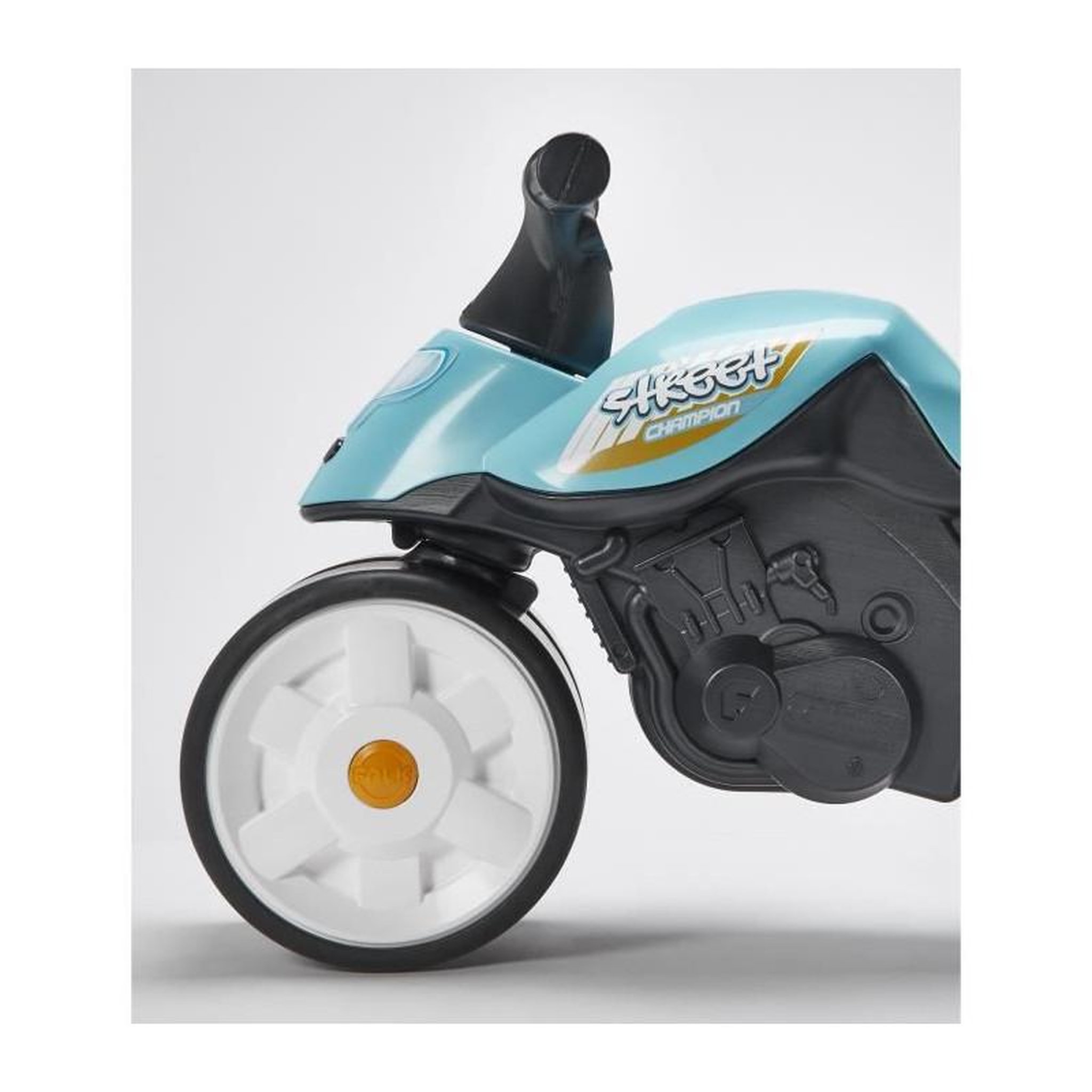 Voir la diapositive 2 : FALK Draisienne moto Falk - Street Champion - roues silencieuses - Bleu