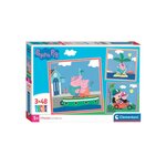 CLEMENTONI Clementoni Jigsaw Puzzle Super Color Square Peppa Pig, 3x48pcs. 25293