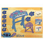 Voir la diapositive 3 : Lexibook Piano électronique Stitch avec siege et microphone