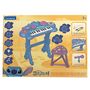 Voir la diapositive 3 : Lexibook Piano électronique Stitch avec siege et microphone