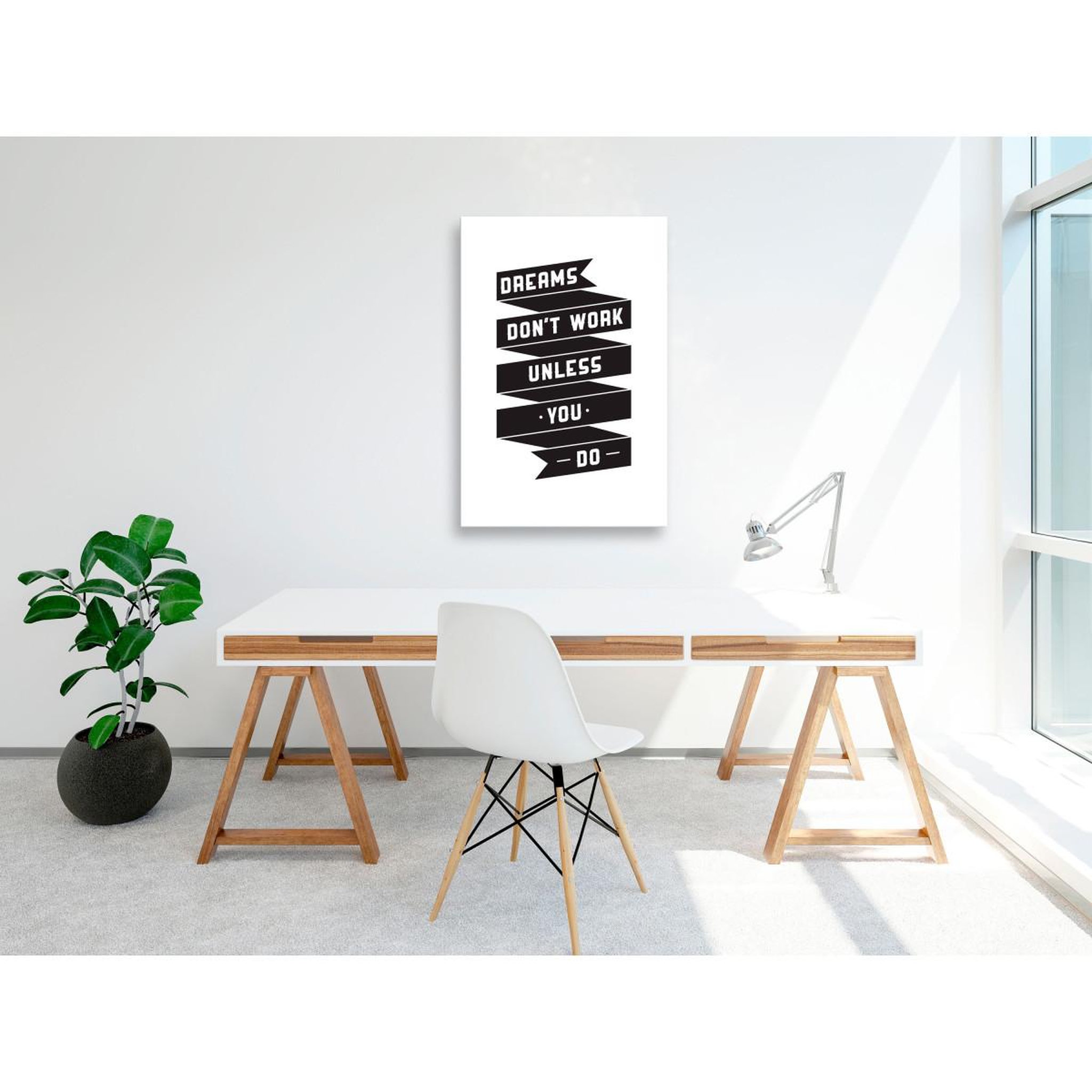 Voir la diapositive 2 : Paris Prix Tableau imprimé  dreams don't work
