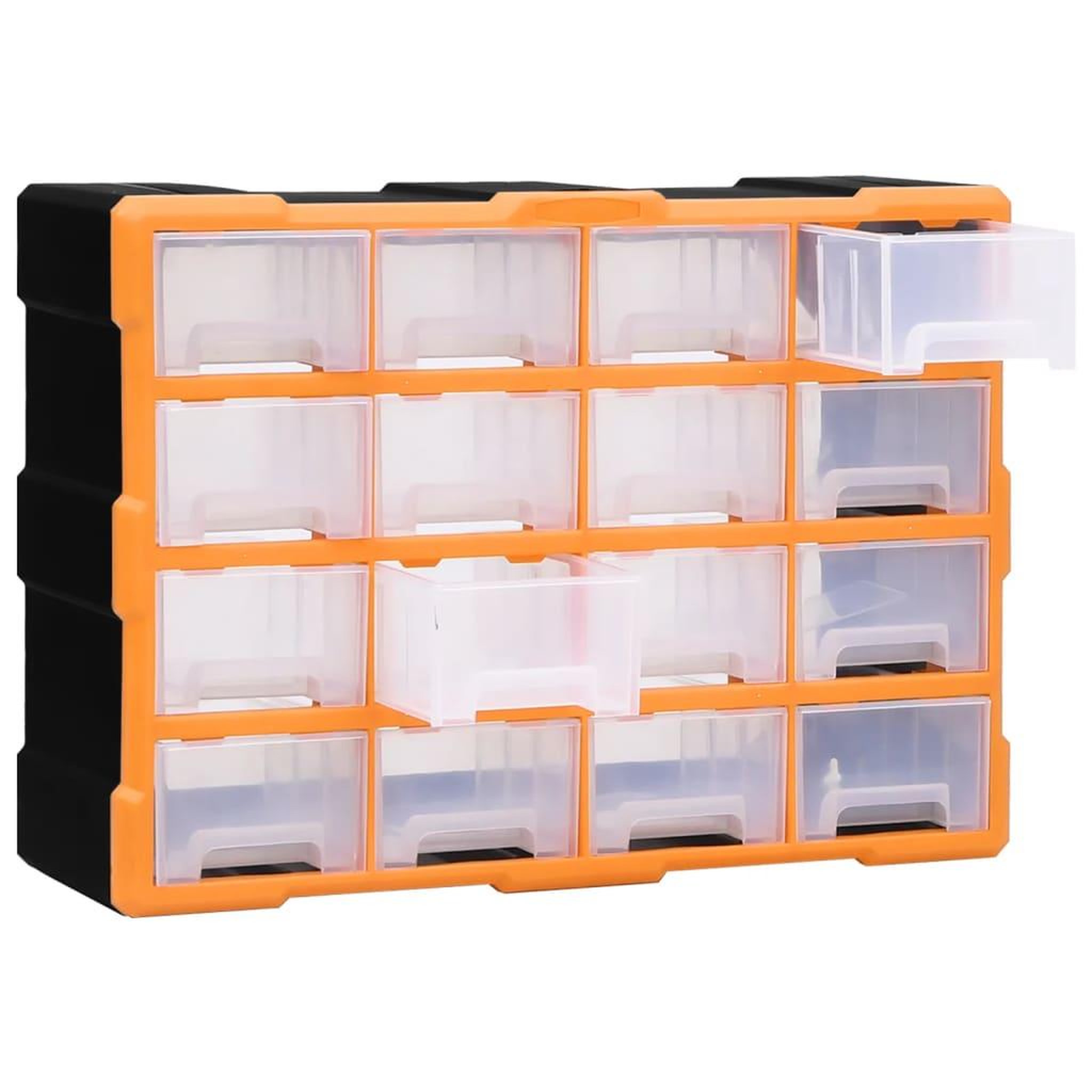 Voir la diapositive 4 : VIDAXL Organisateur multi-tiroirs avec 16 tiroirs centraux 52x16x37 cm