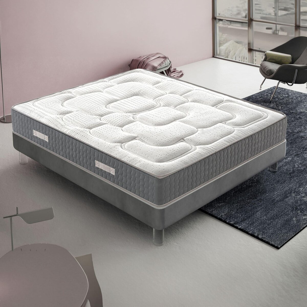 ILOVESLEEP Matelas Mousse - Accueil Mémoire De Forme – Épaisseur 20 Cm – Luxury - Haute Densité
