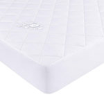 Home collection Protège matelas 100% polyester 205gsm matelasse impermeable respirant. Coloris disponibles : Blanc