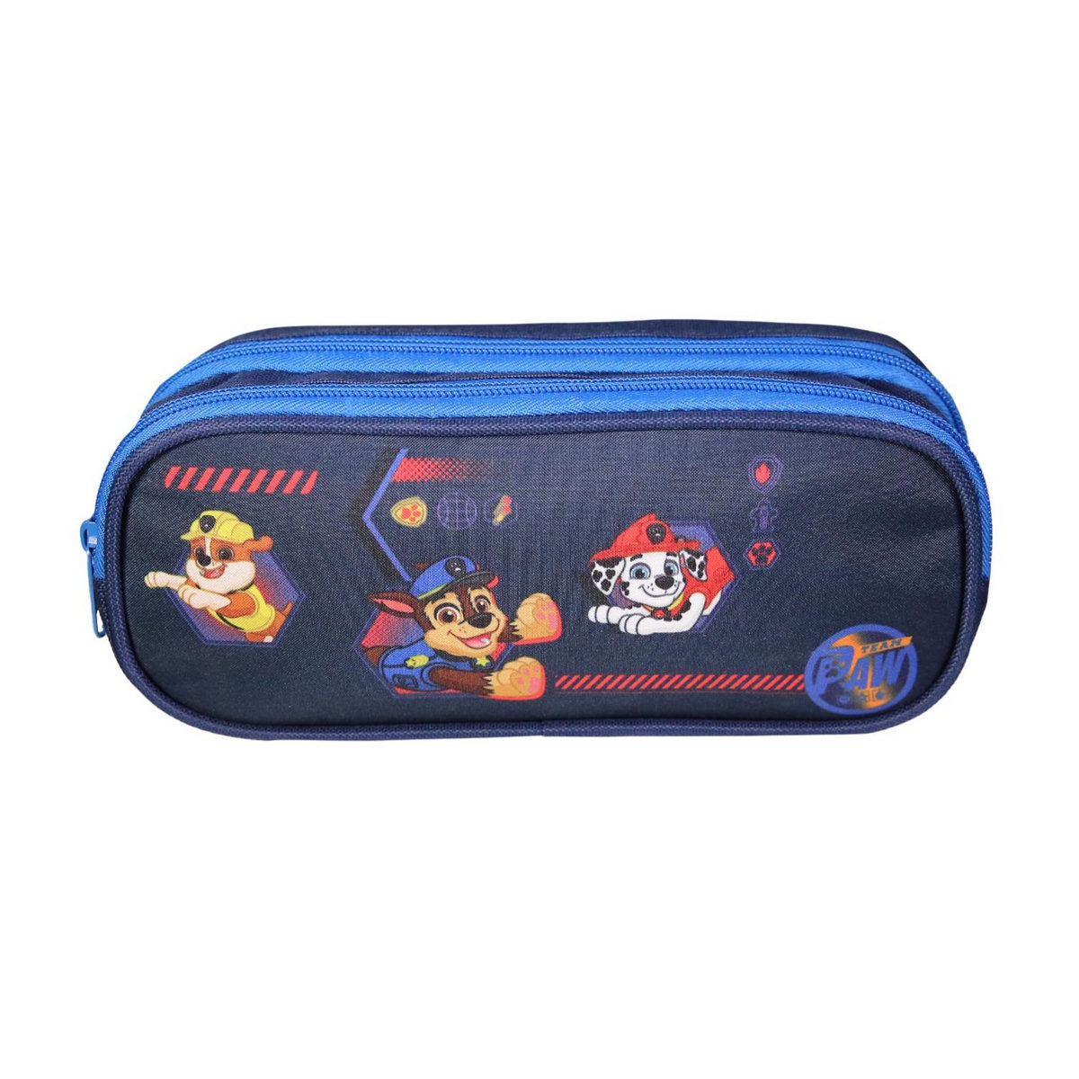 Bagtrotter BAGTROTTER Trousse scolaire 2 compartiments Pat'Patrouille Bleu