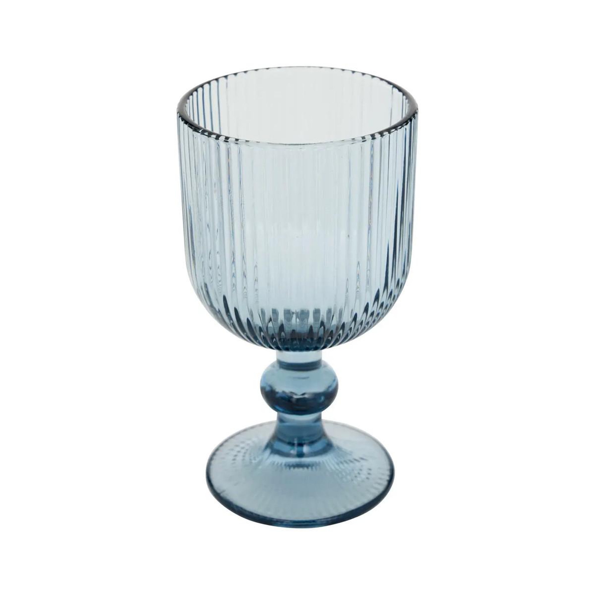 Voir la diapositive 2 : SECRET DE GOURMET Lot de 6 verres à vin strie  ema  25cl bleu
