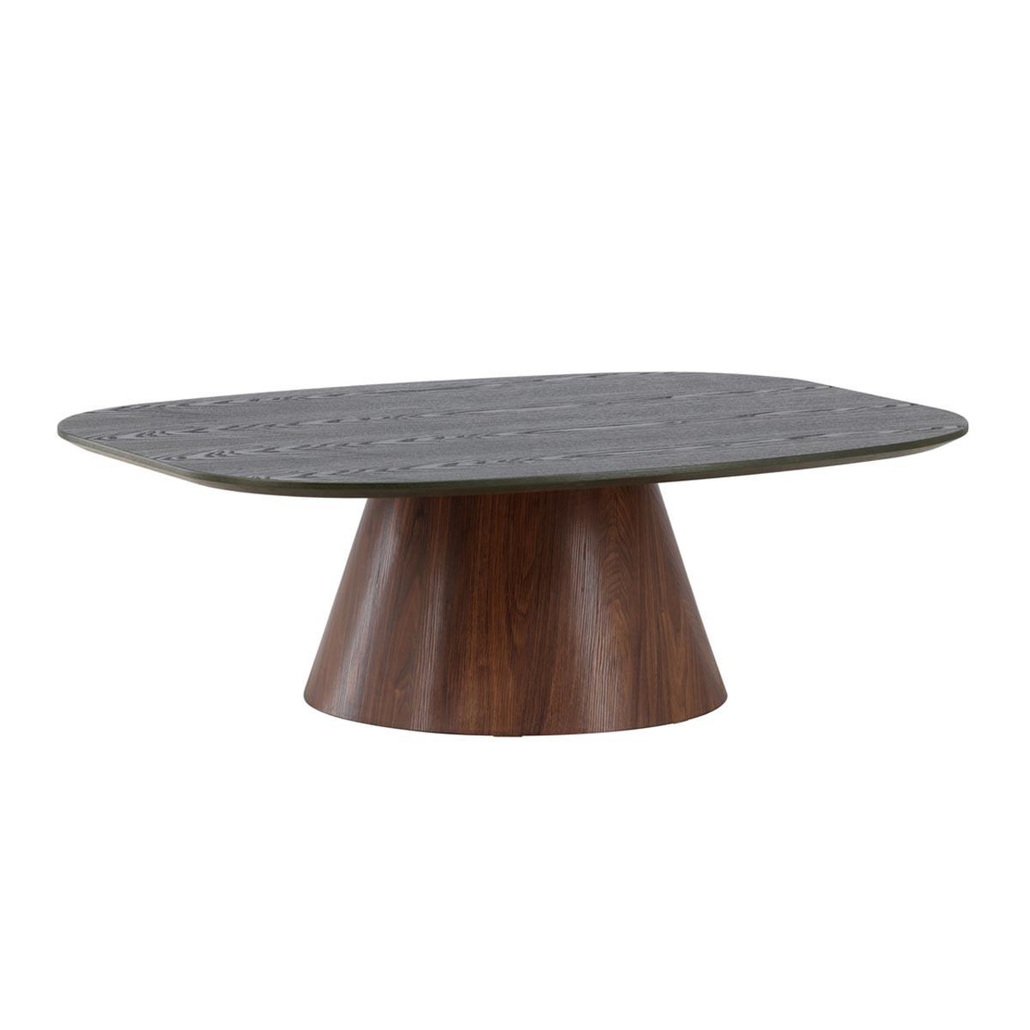 Paris Prix Table basse design  lanzo  120cm marron & vert foncé