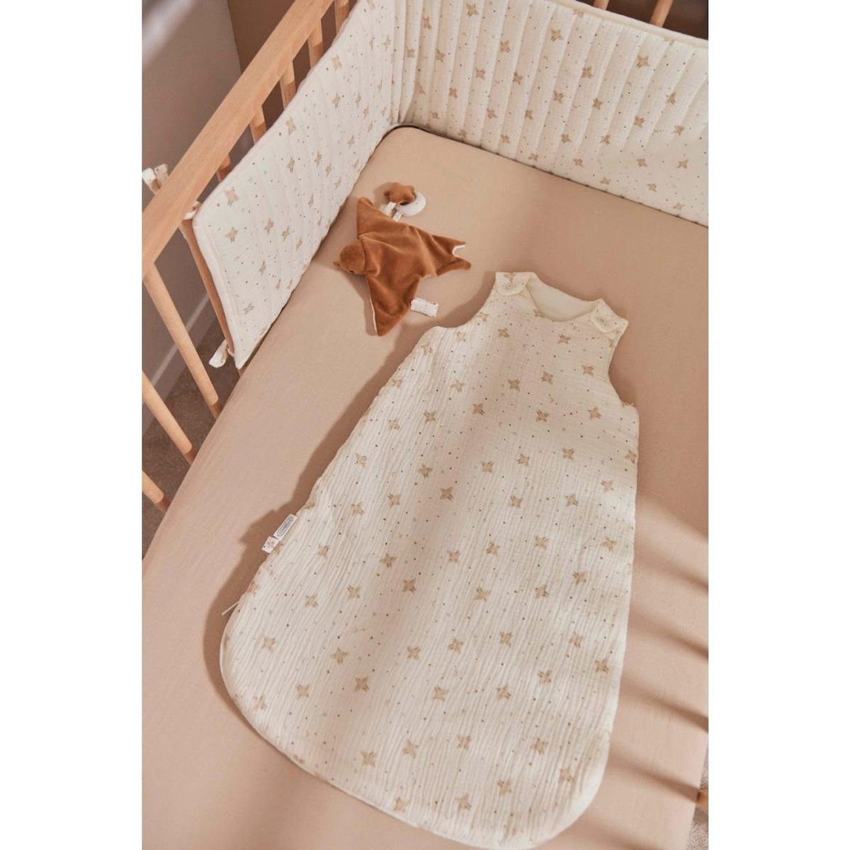 COMBELLE Doudou Hirondelle beige marron