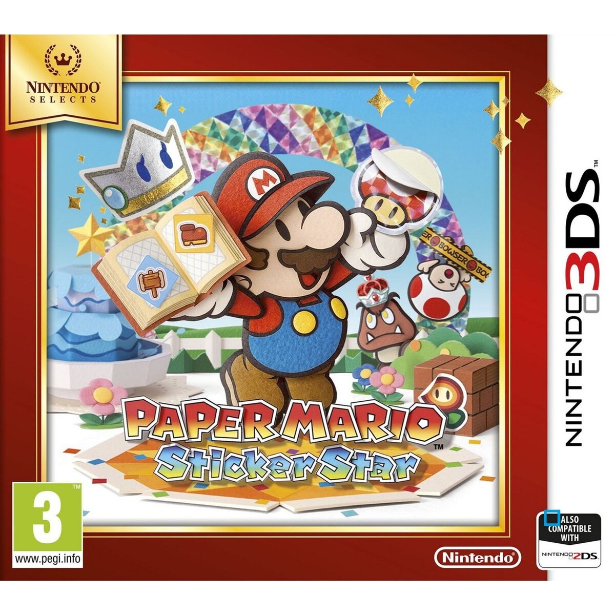 Mario Paper Sticker Star 3DS - Selects
