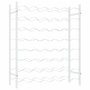Voir la diapositive 2 : VIDAXL Casier à bouteilles pour 48 bouteilles Blanc Métal