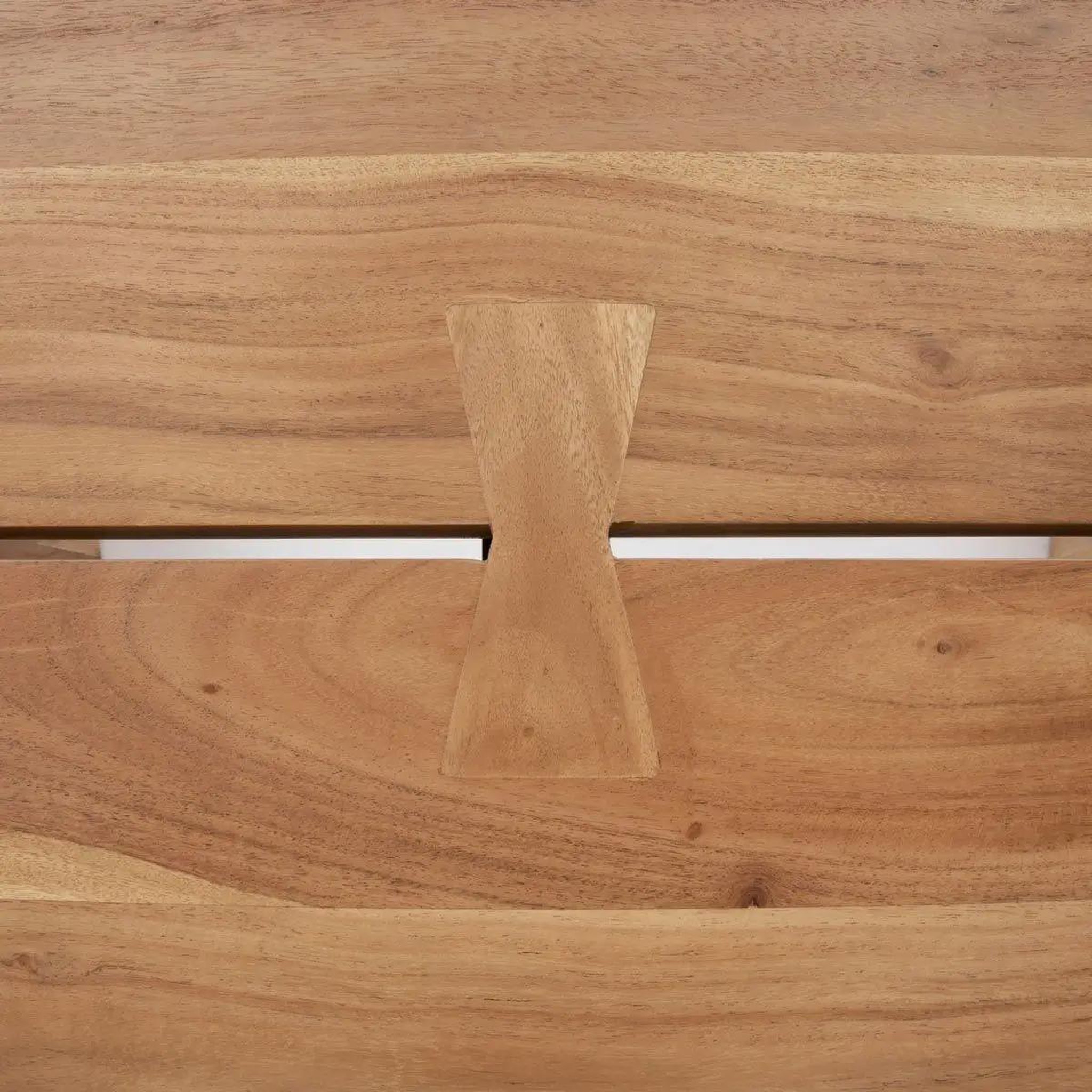 Voir la diapositive 3 : ATMOSPHERA Table de repas en bois  oscar  180cm beige