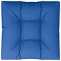 VIDAXL Coussin de palette bleu royal 80x80x12 cm tissu