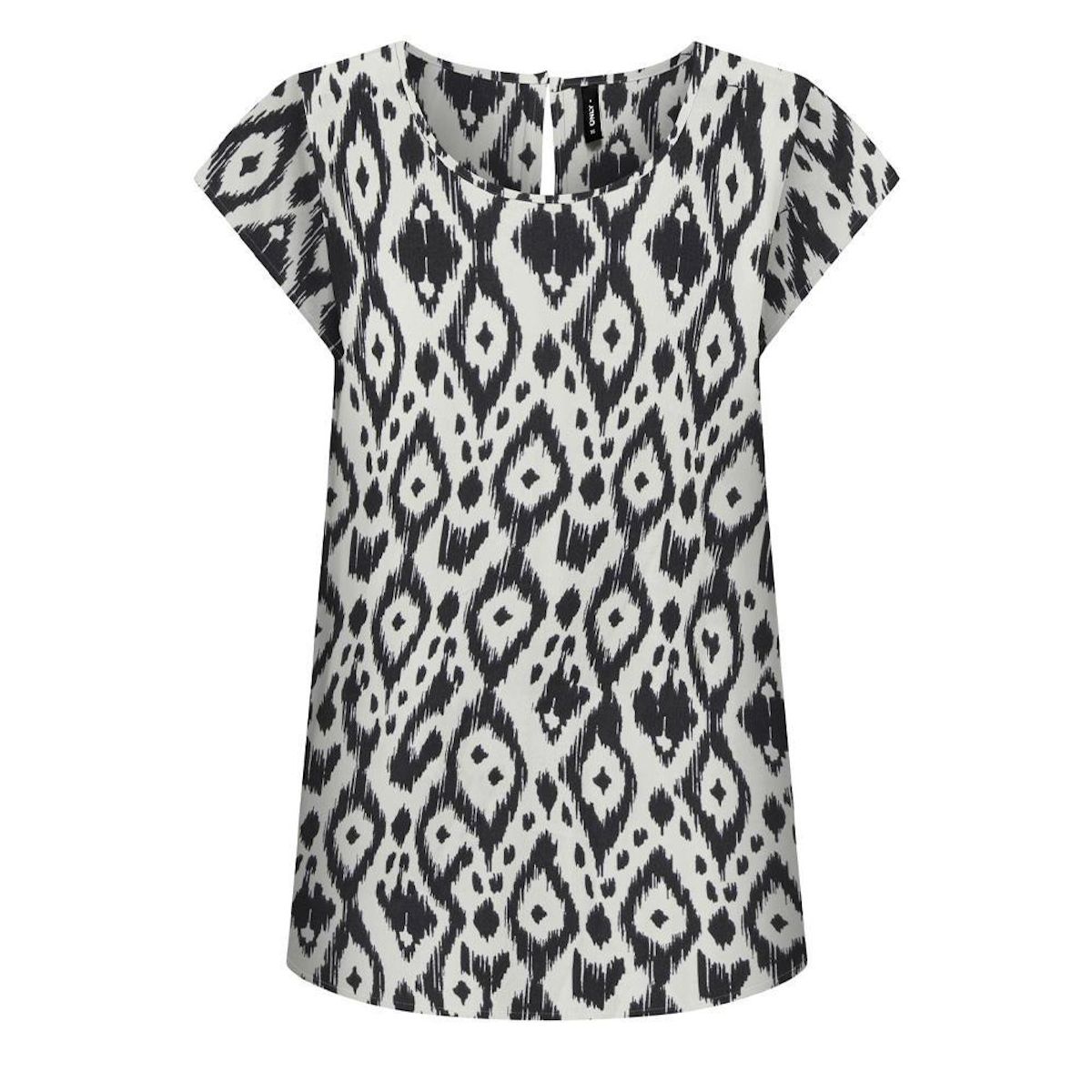 Only Blouse he/Noir à motifs Femme Only Nova
