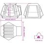 Voir la diapositive 6 : VIDAXL Tente de voiture 4 personnes vert impermeable