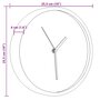 Voir la diapositive 6 : VIDAXL Horloge murale rose Ø25,5 cm polystyrene et verre