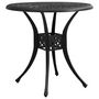 Voir la diapositive 1 : VIDAXL Table de jardin Noir 78x78x72 cm Aluminium coule