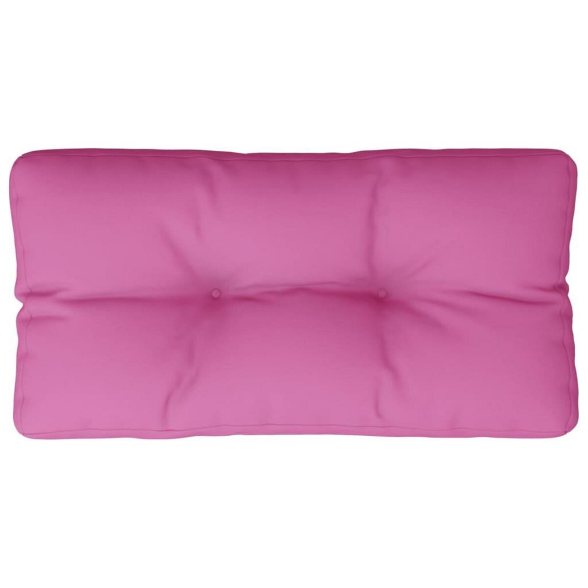VIDAXL Coussin de palette rose 80x40x12 cm tissu