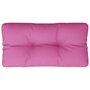 Voir la diapositive 2 : VIDAXL Coussin de palette rose 80x40x12 cm tissu