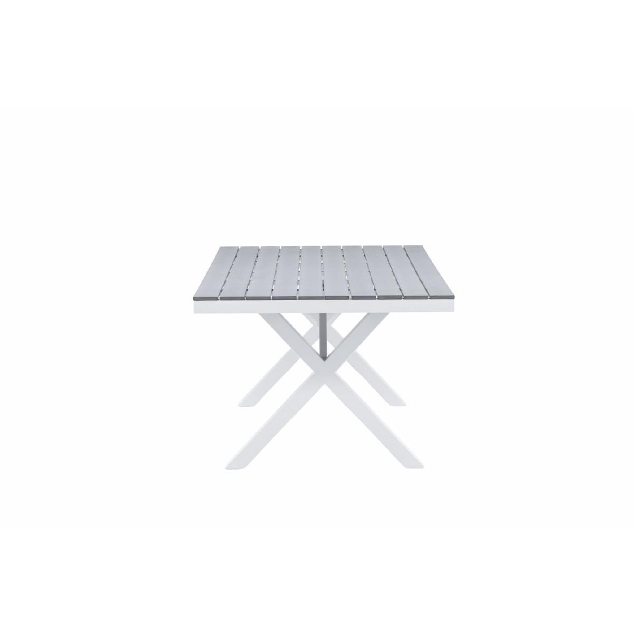 Voir la diapositive 2 : Paris Prix Table de jardin  garcia  200cm gris