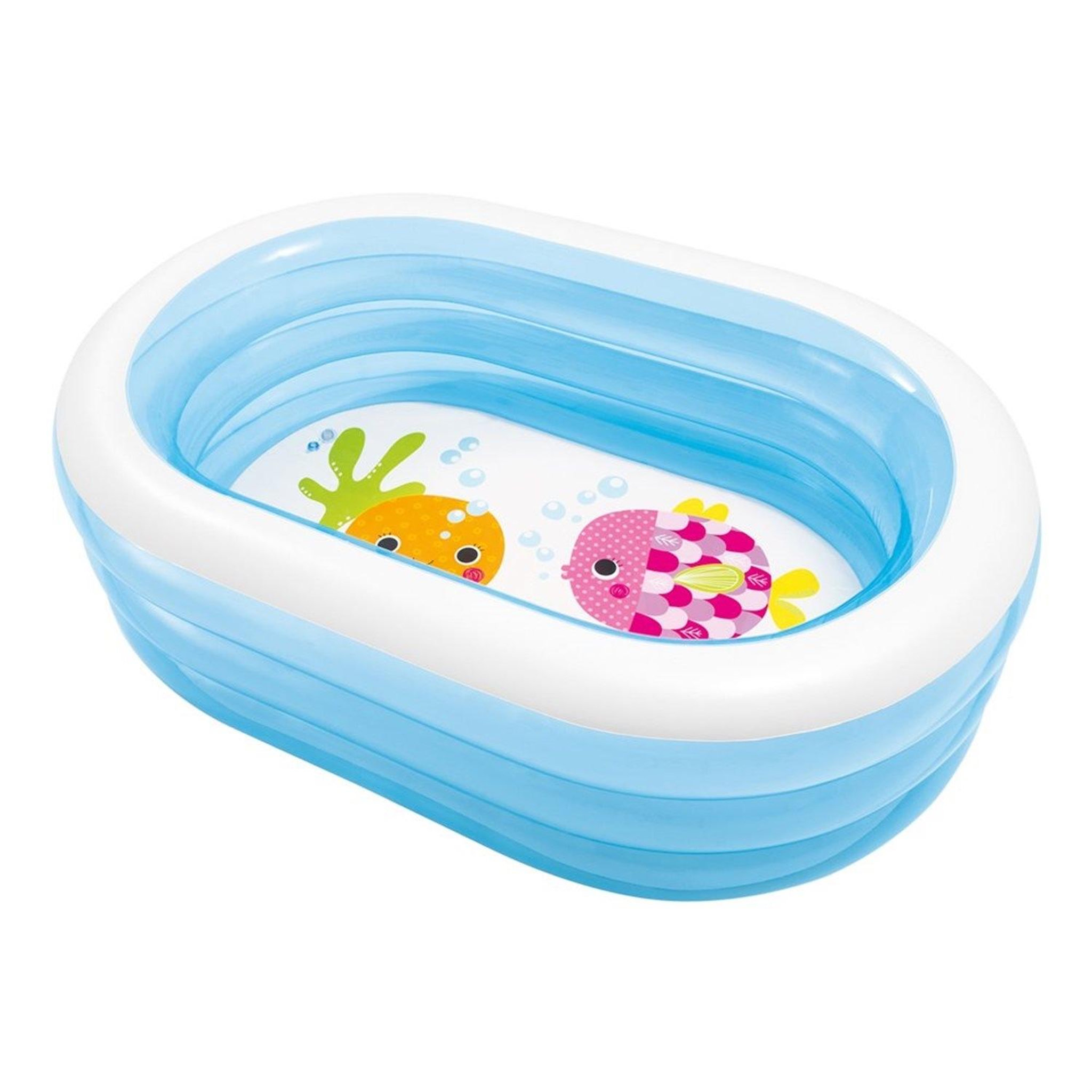 INTEX Piscinette avec fond imprimé pour enfants - 163 x 107 cm