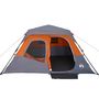 Voir la diapositive 5 : VIDAXL Tente familiale 6 personnes liberation rapide impermeable