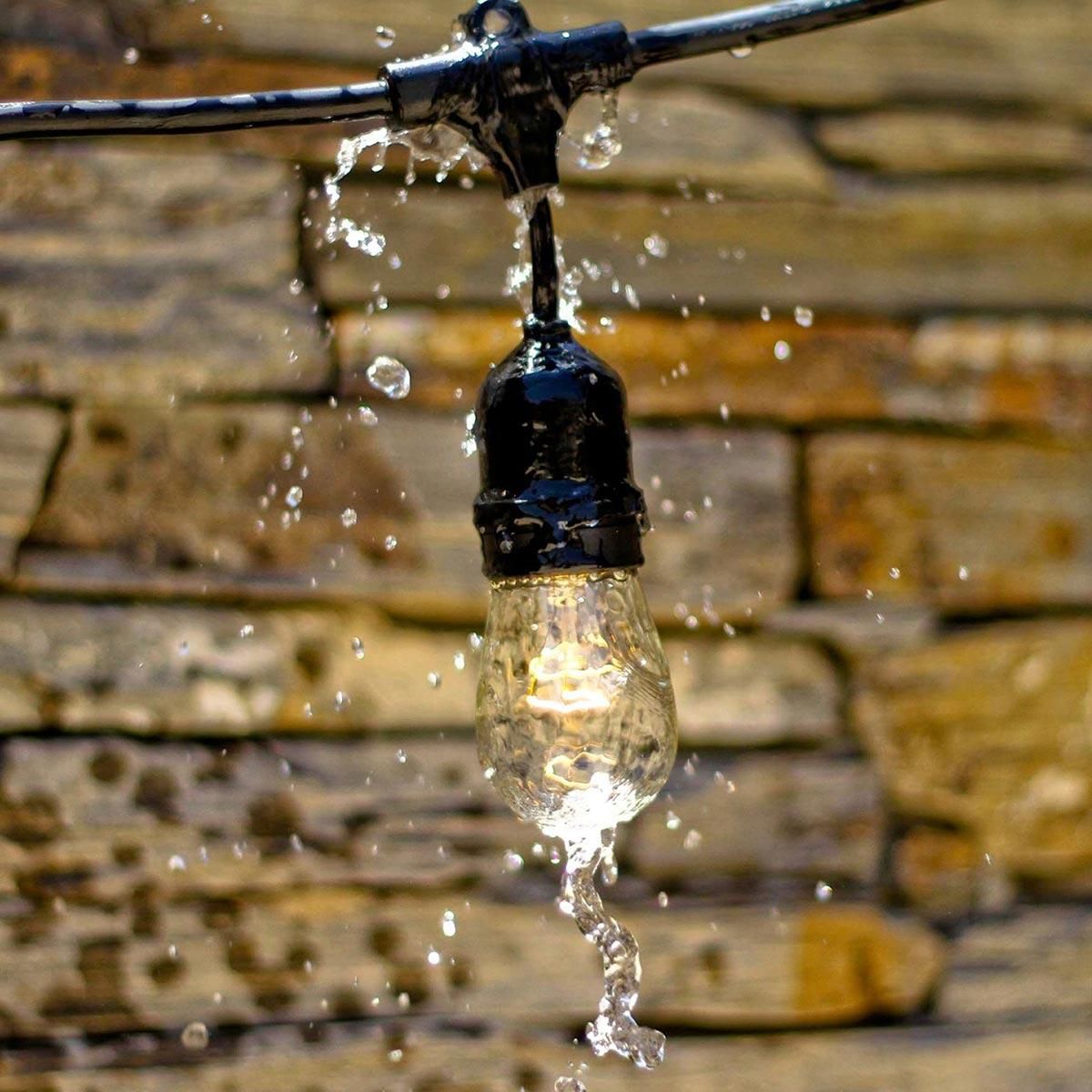 Lumisky Lot de 4 guirlandes MAFY Noir caoutchouc 6M